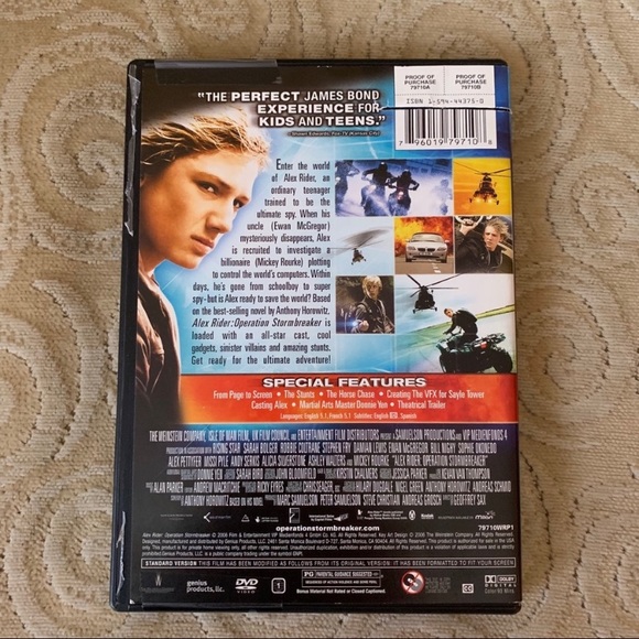 Alex Rider-Operation Stormbreaker DVD - Picture 2 of 3